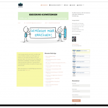 Homepage Kreuzbund Gruppe Schwetzingen
